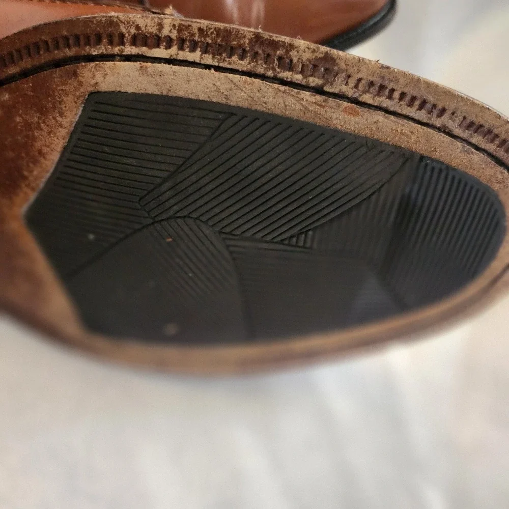G.H‎ Bass & Co. Pasadena Brown Leather Shoes Mens 10.5